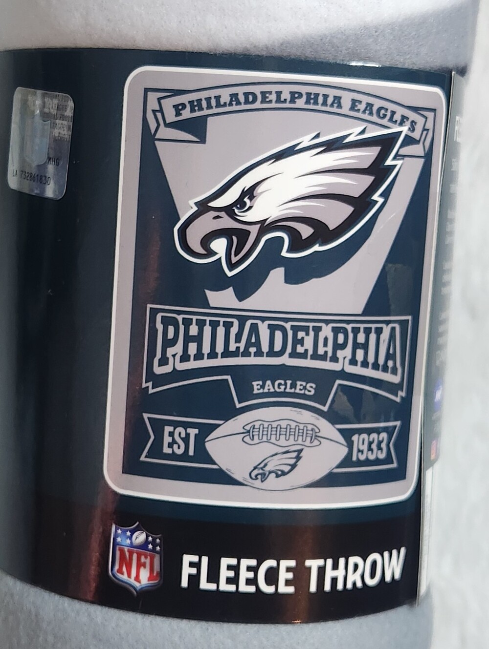 PHILADELPHA EAGLES NFL Football Fleece Throw